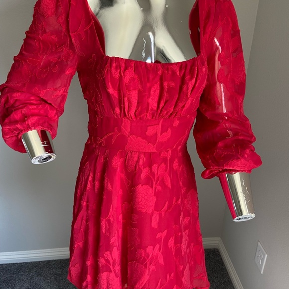 Sheer Lace Dress - Picture 3 of 6